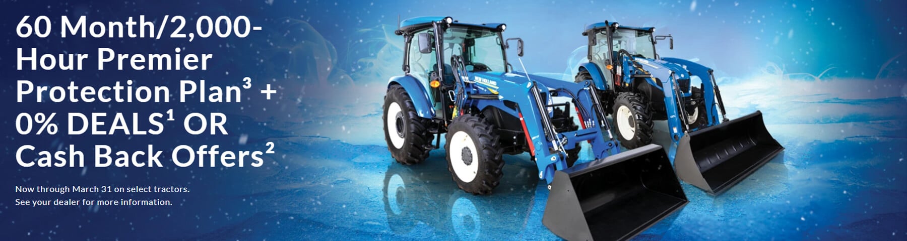 Promotions on select mid-range New Holland tractors